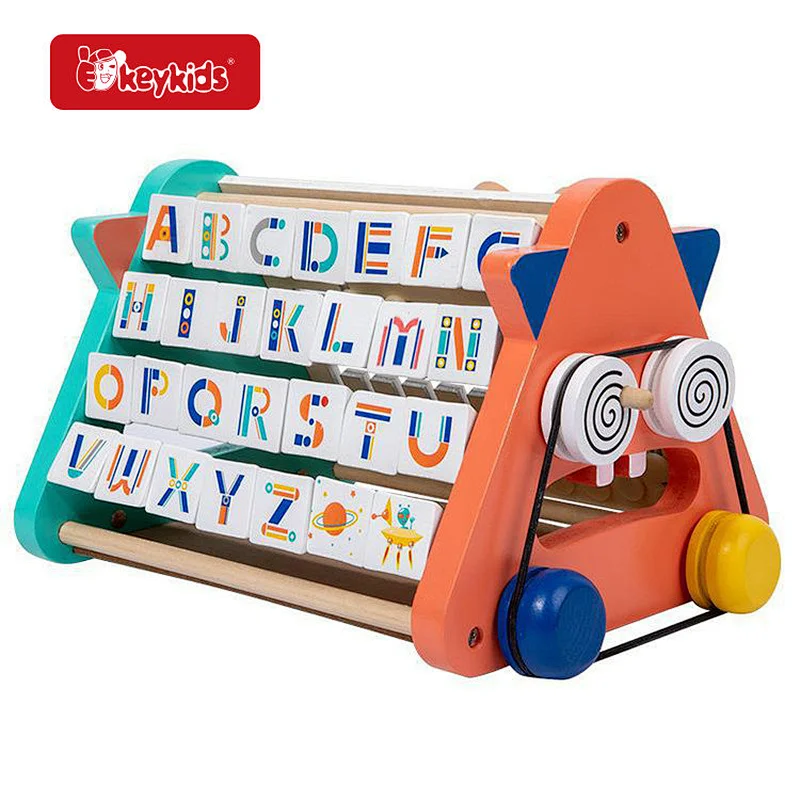 Montessori Learning Wooden Triangle Activity Centre Toys for 1 Year Old W12E224